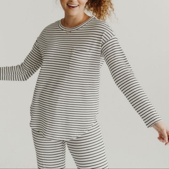 Carly Jean Los Angeles Tops - Carly Jean Los Angeles Capri striped top